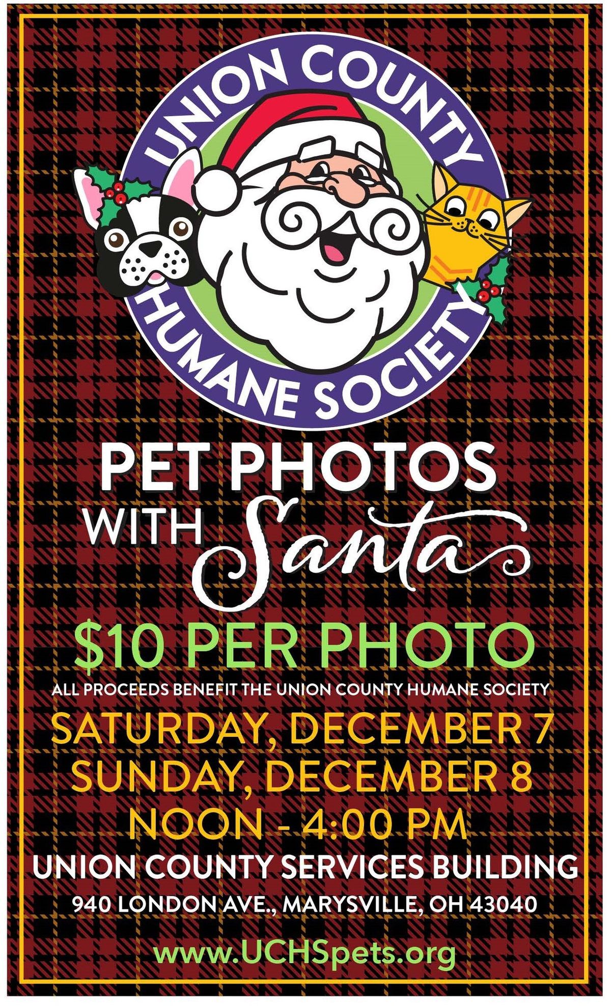 Pet Photos with Santa