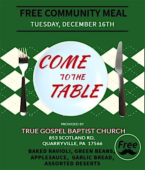 Free Community Meal!