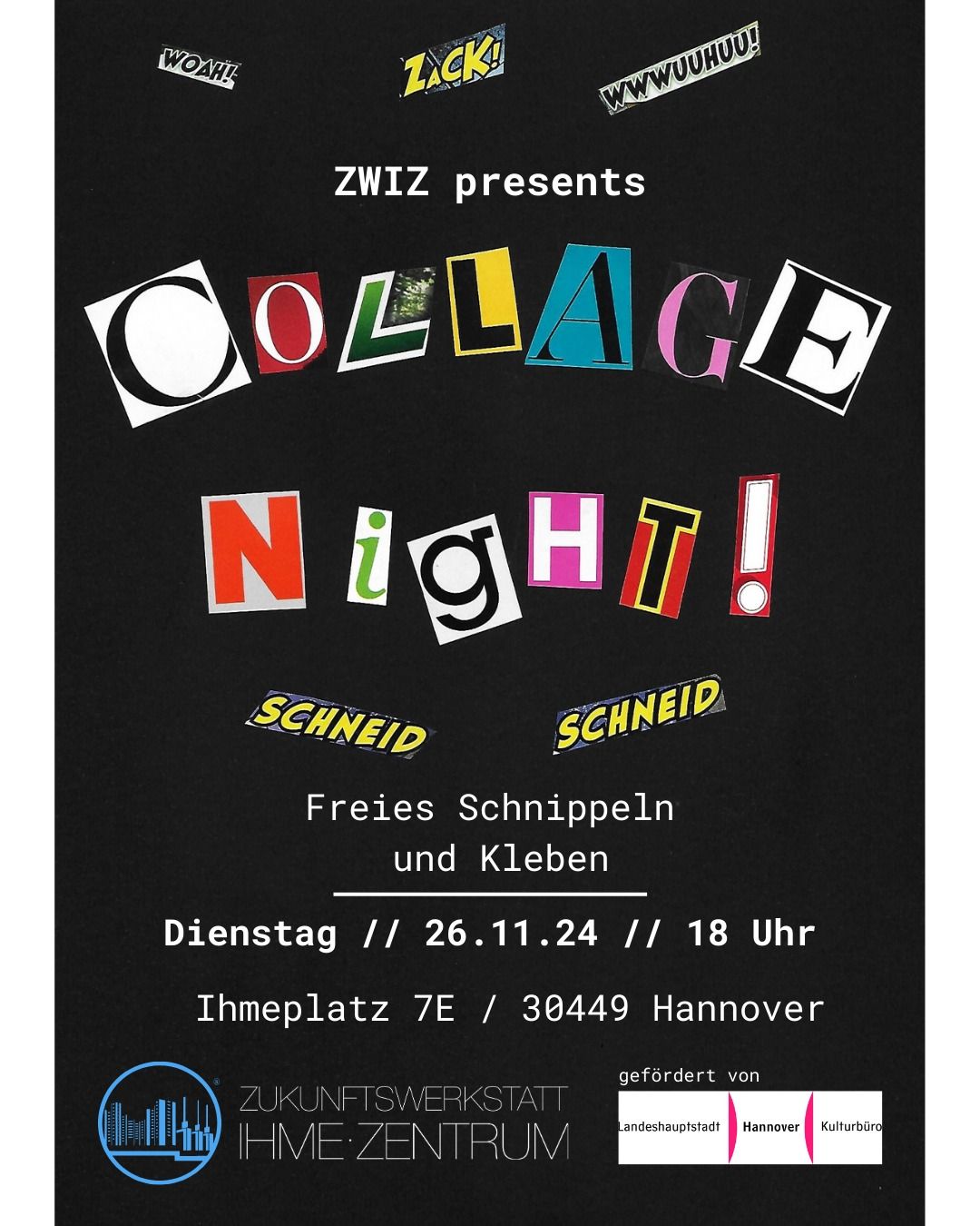 Collage Night! - Freies Schnippeln und Kleben