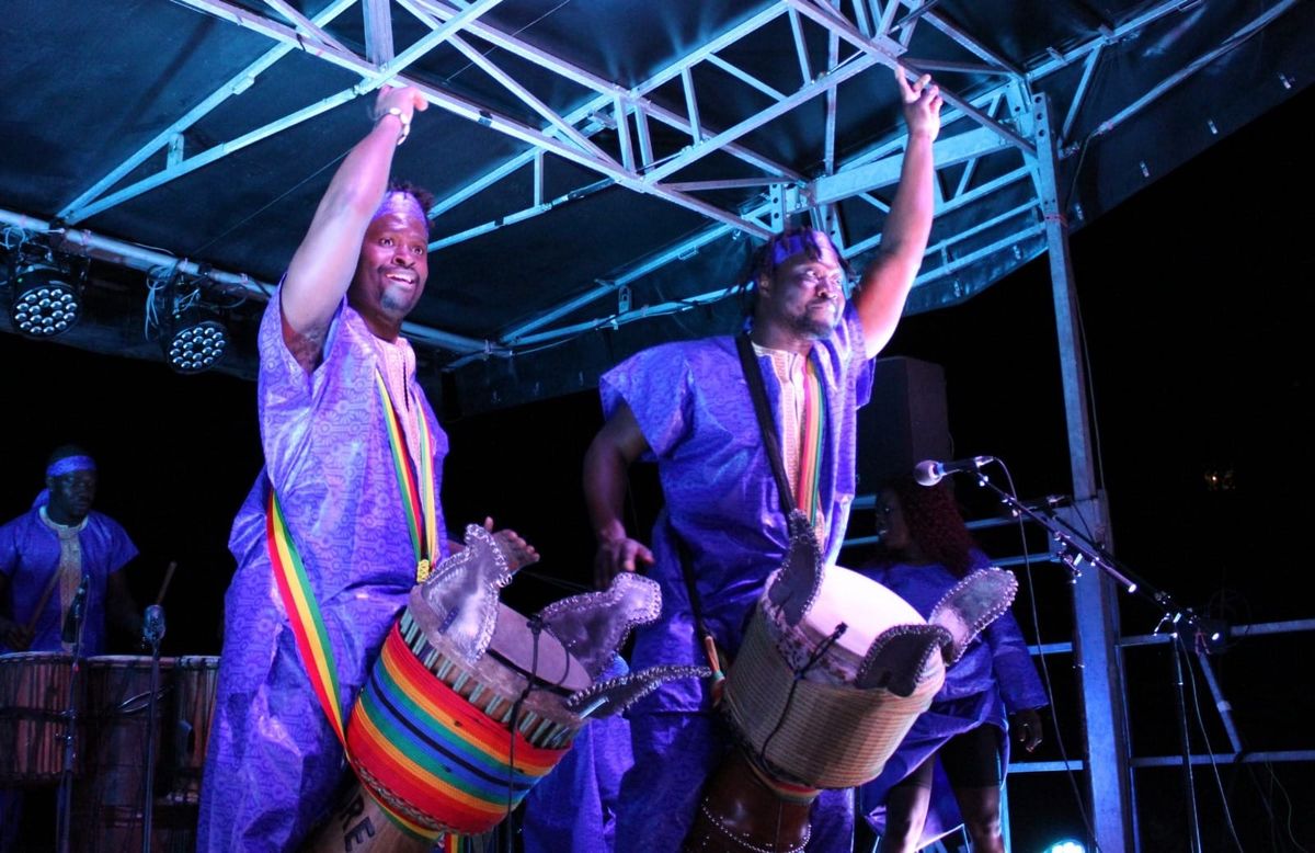 Koncert Wamali Percussions (Gwinea) na 10. Around the Rhythm Festival