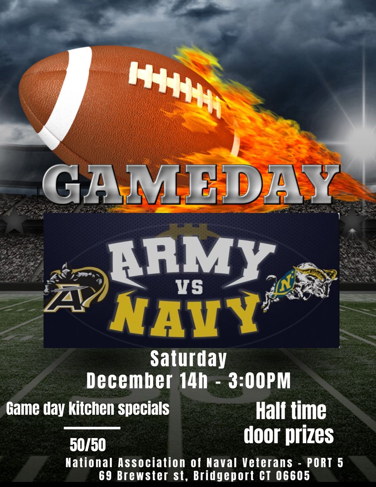 \ud83c\uddfa\ud83c\uddf8\ud83c\udfc8 ARMY - NAVY GAME AT PORT 5! \ud83c\udfc8\ud83c\uddfa\ud83c\uddf8