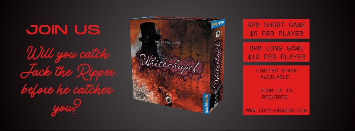 Letters From Whitechapel - Gaming Sessions