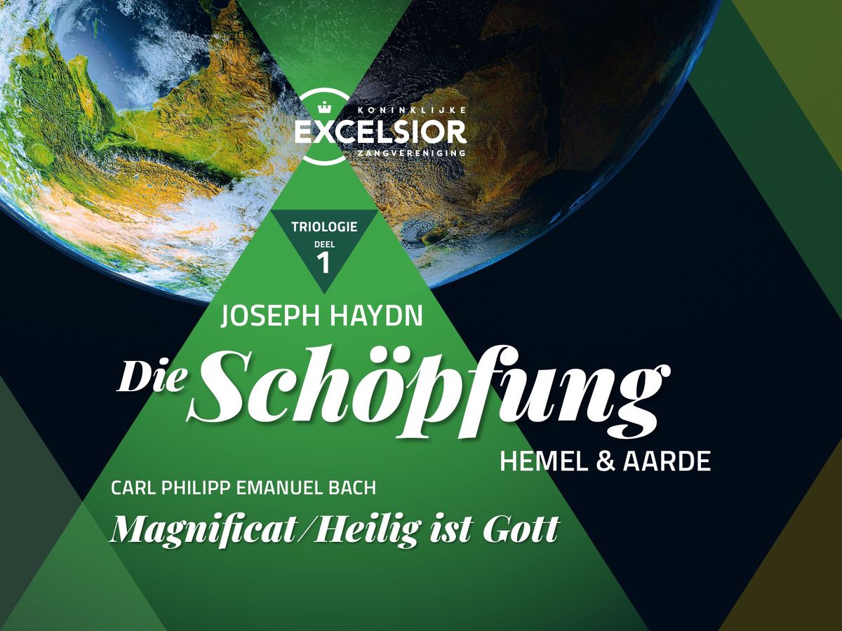 Die Sch\u00f6pfung deel 1 van Haydn en Magnificat en Heilig van Carl Philippe Emanuel Bach