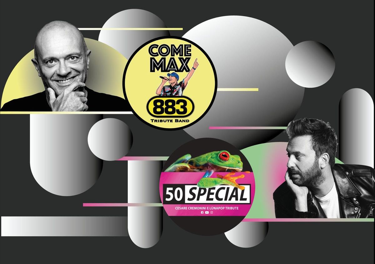 FOREVER 90'S: 883\/Max Pezzali & L\u00f9napop\/Cesare Cremonini