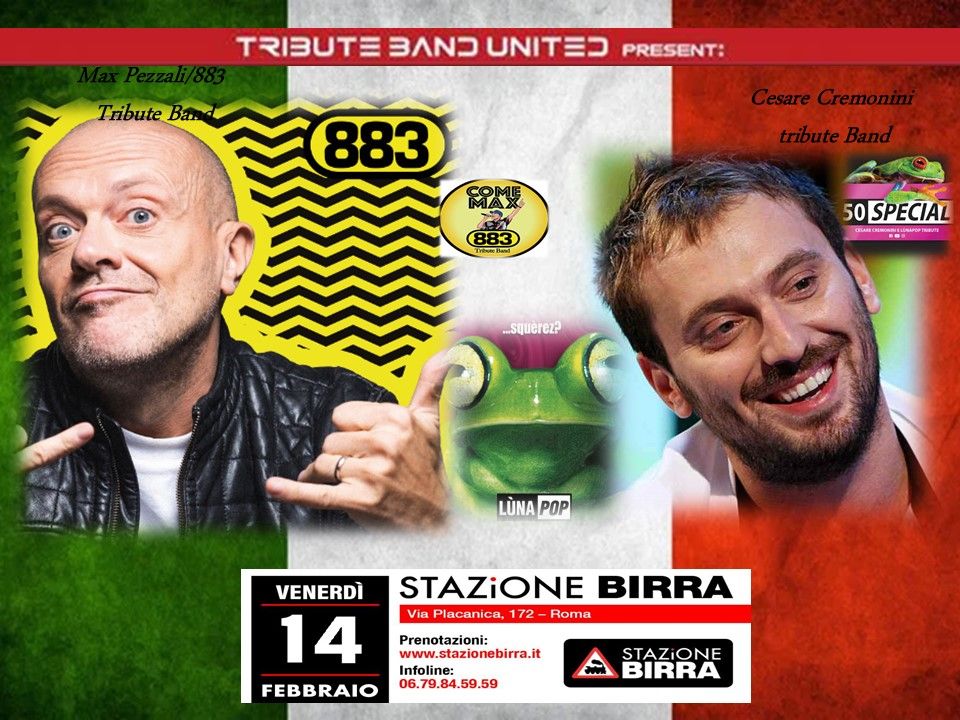 FOREVER 90'S: 883\/Max Pezzali & Lunapop\/Cesare Cremonini