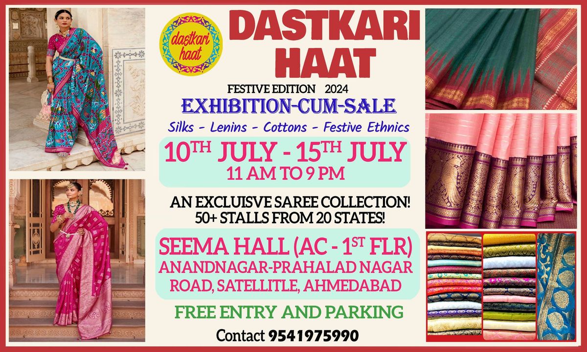Dastkari Haat - Festive Edition 2024 in Ahmedabad
