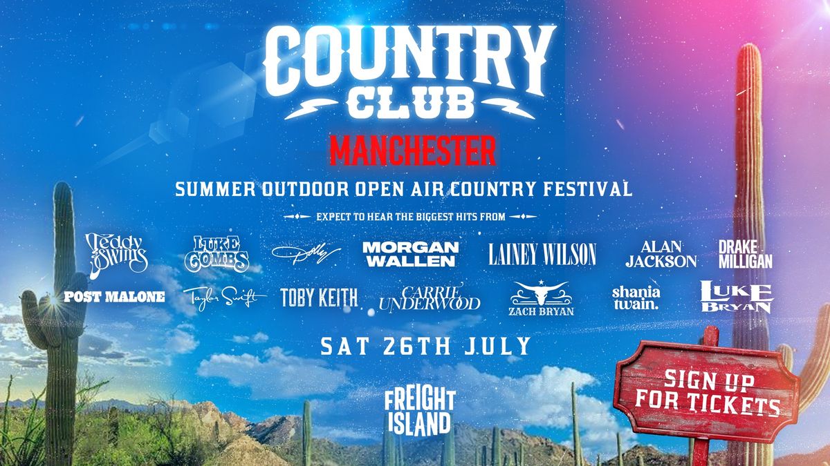 Summer Outdoor Country Music Festival comes to Manchester