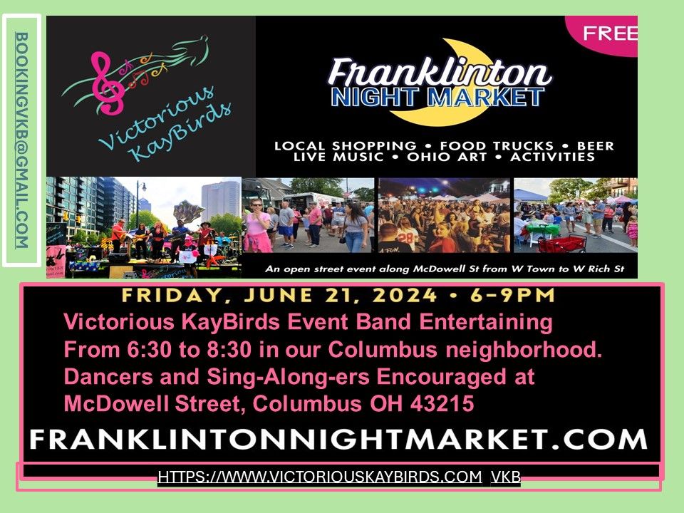 KayBirds Fly to Franklinton Night Market Event