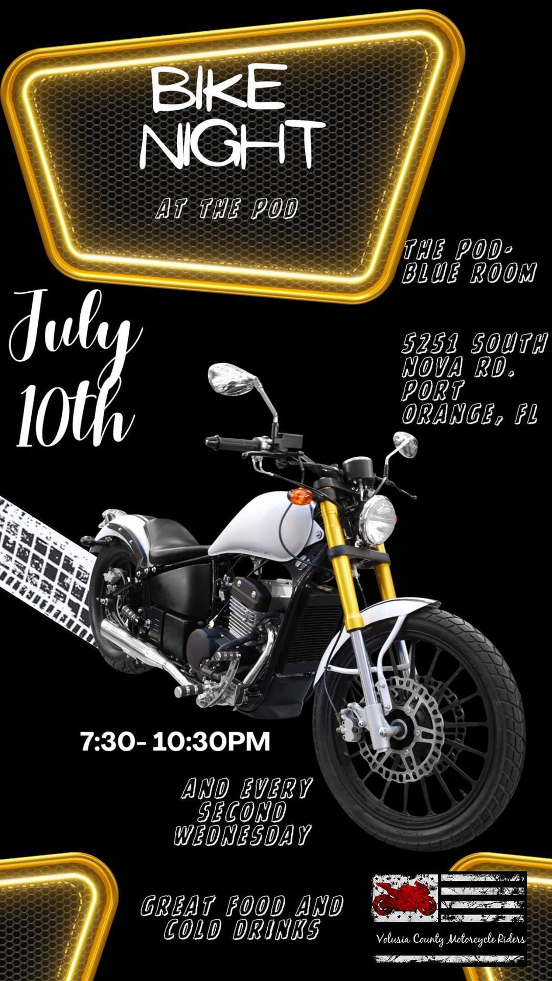 VCMR BLUE ROOM BIKE NIGHT!!!