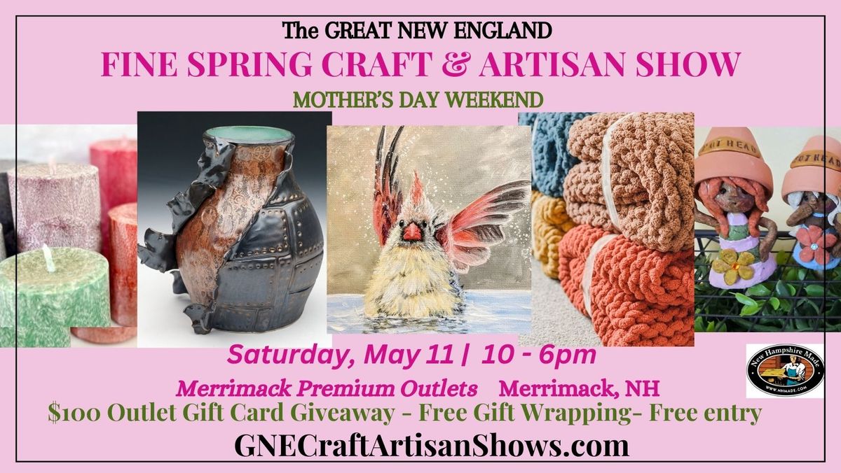 Fine Craft & Artisan Show at the Merrimack Outlets 