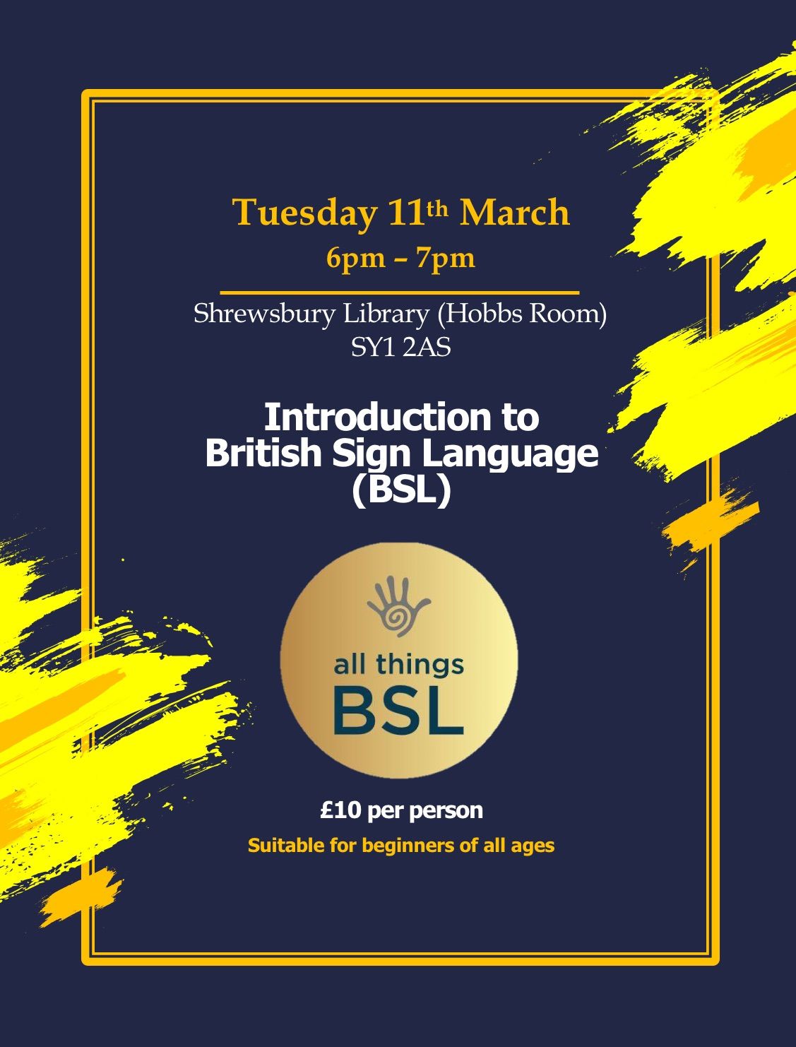 Introduction to British Sign Language (BSL)