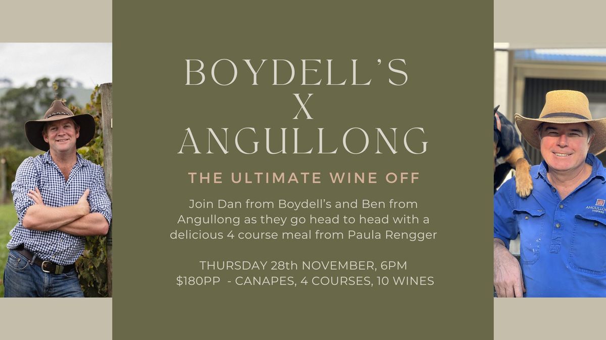 Boydell's X Angullong Dinner 