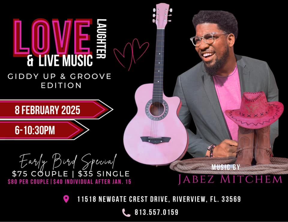 LOVE, LAUGHTER and LIVE MUSIC GIDDY UP & GROOVE EDITION