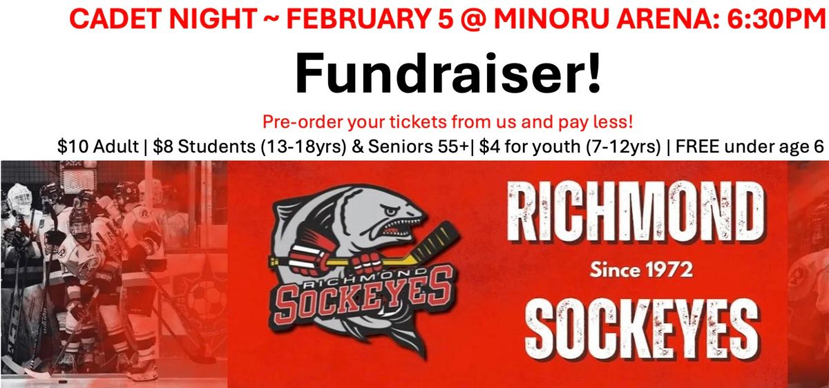 Richmond Sockeyes Cadet Night