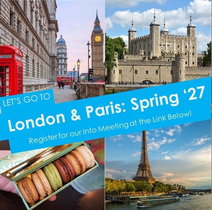 London & Paris: Spring Break 2027, Information meeting