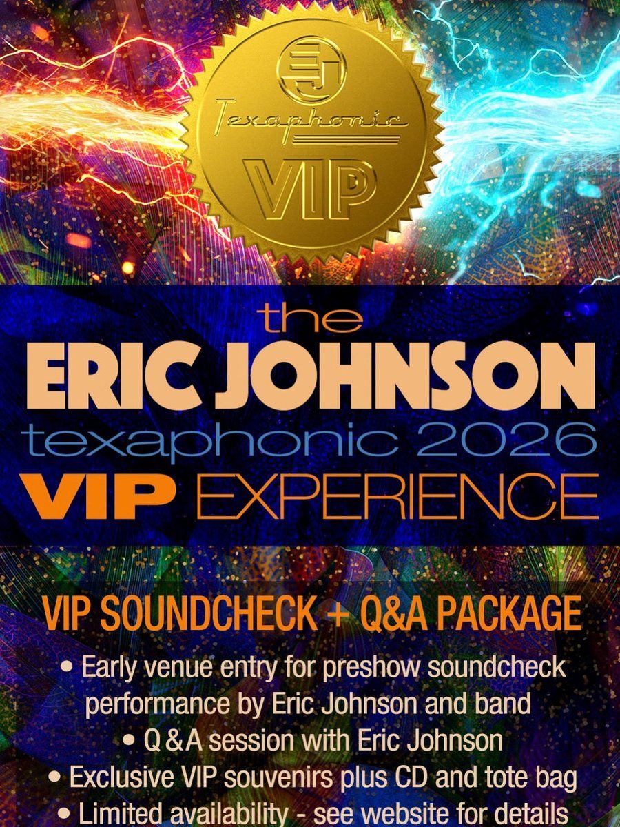 Eric Johnson Barcelona Tickets