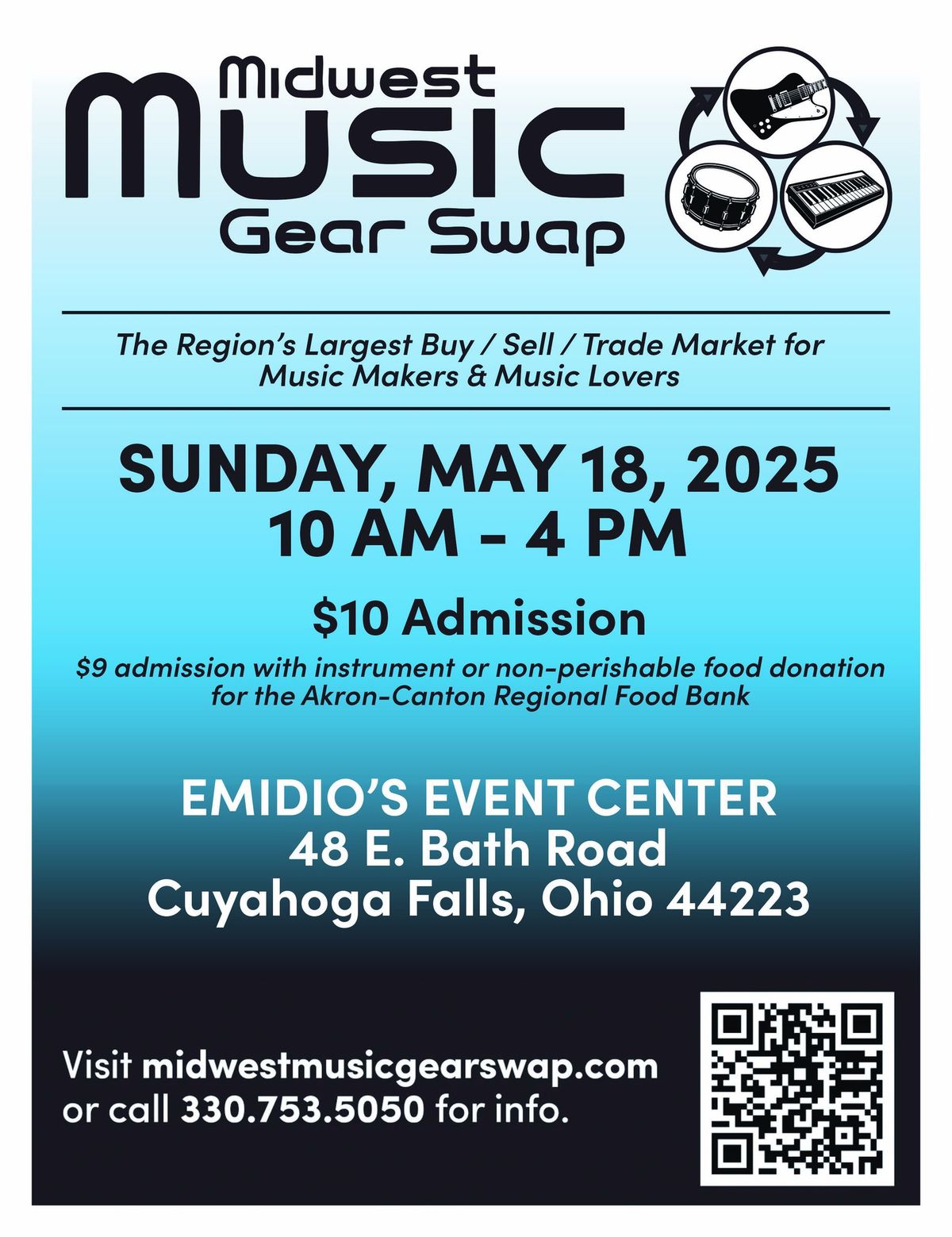 Midwest Music Gear Swap Spring '25 in Person Swap Meet