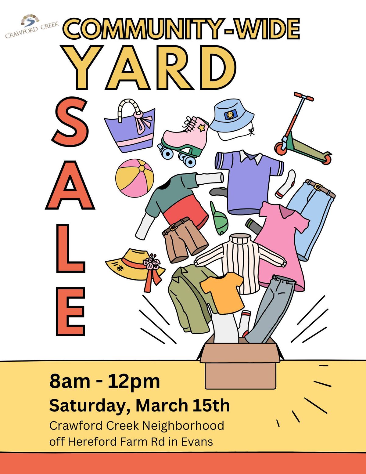 Crawford Creek Community Yard Sale 