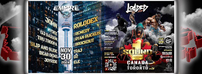 The ONE SOUND CANADA Tour | TORONTO pt. IV :: JOHN ROLODEX, HYDEE, REMEDY, RYAN RUCKUS, DJ SAIGON ++