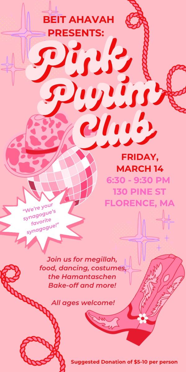 Beit Ahavah presents: Pink Purim Club