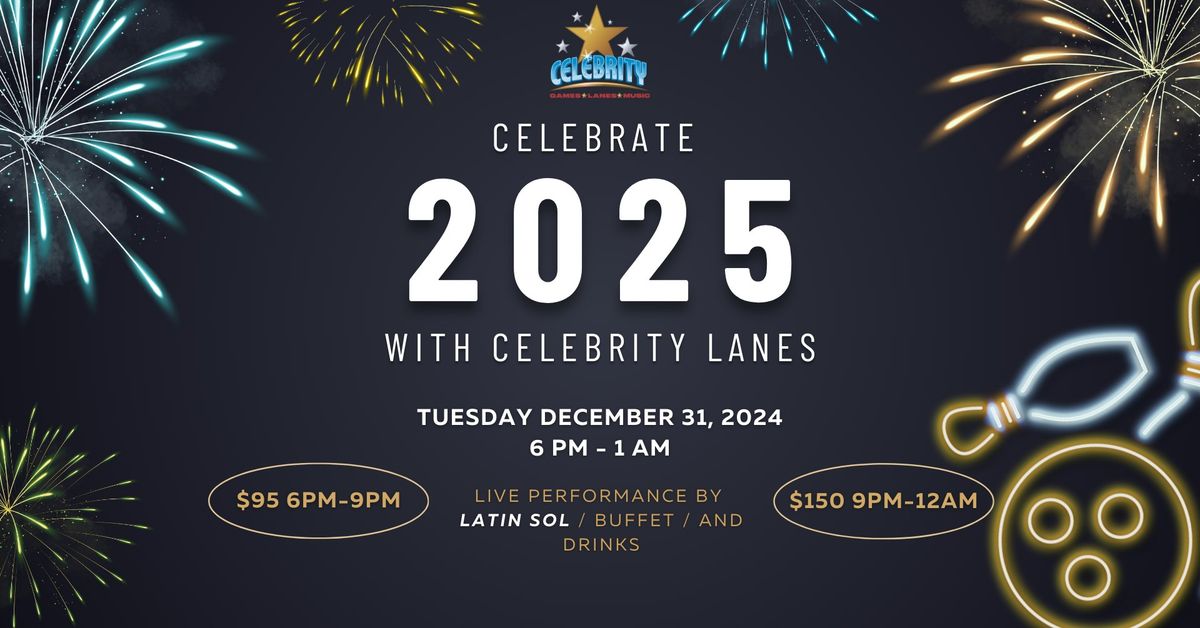 Bowl Into the New Year: New Year's Eve Party @ Celebrity Lanes