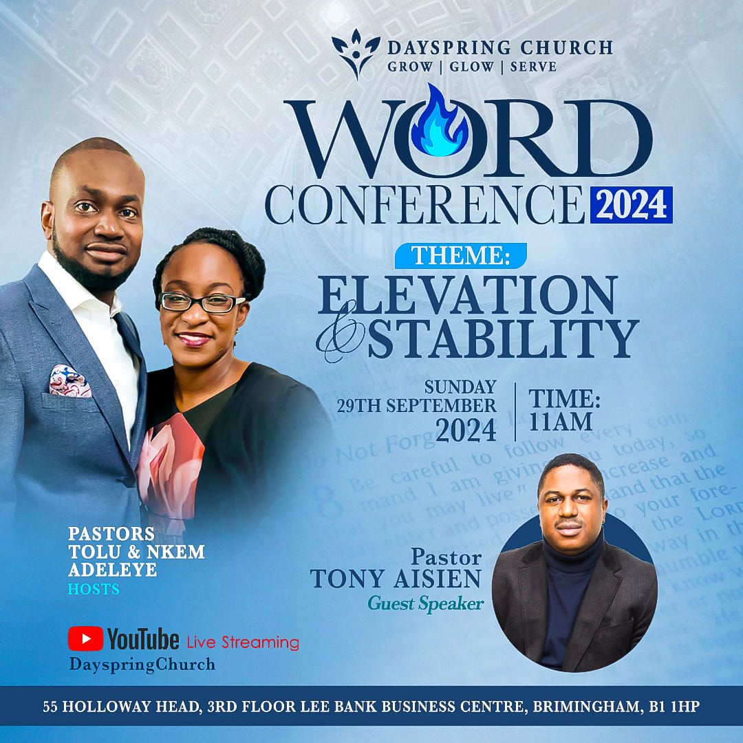 Word Conference - Elevation & Stability