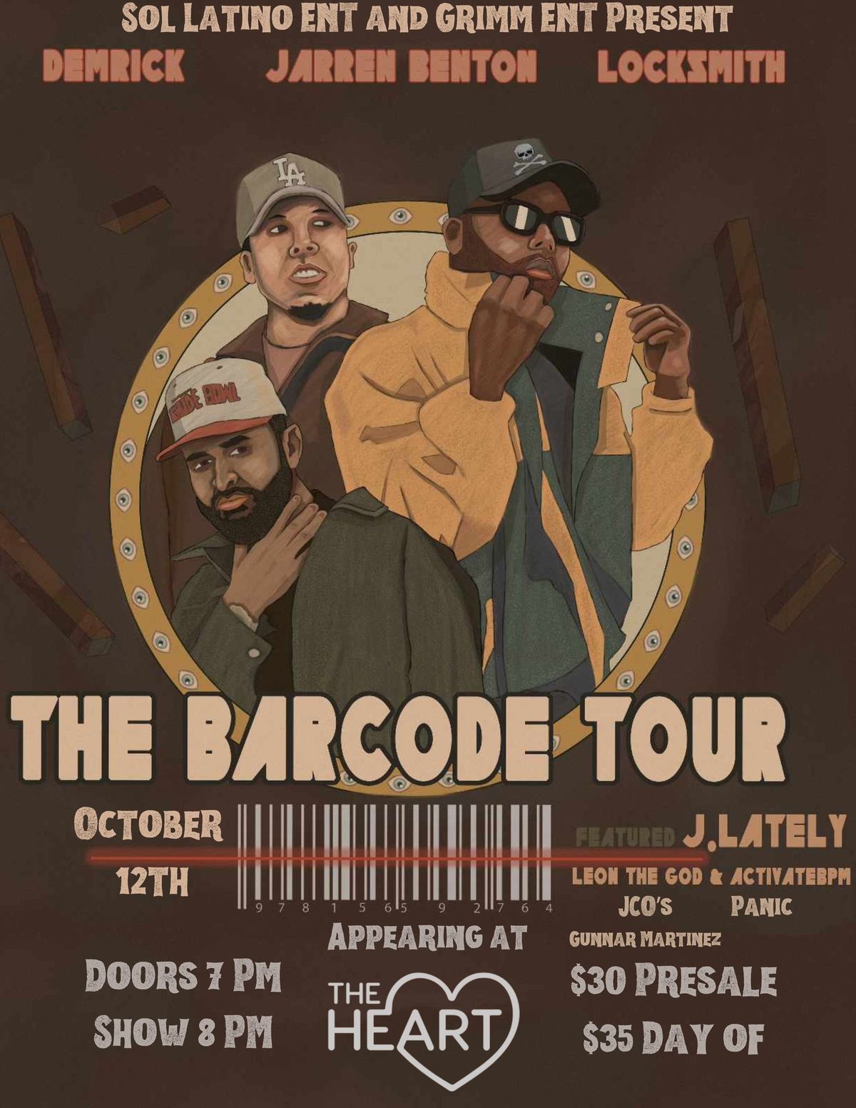 The Barcode Tour Ft\/ Jarren Benton, Demrick, Lock Smith