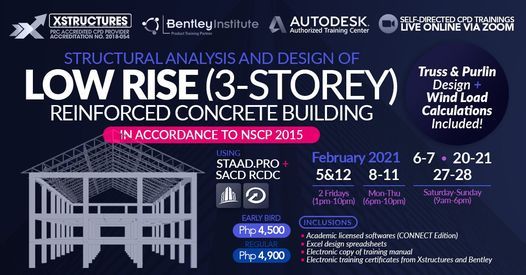 STAAD + RCDC Low-Rise RC Building Design (16-hour Live Online Training)