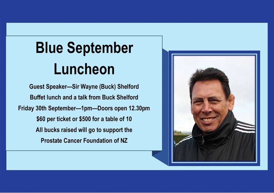 Buck Shelford Blue September Luncheon 