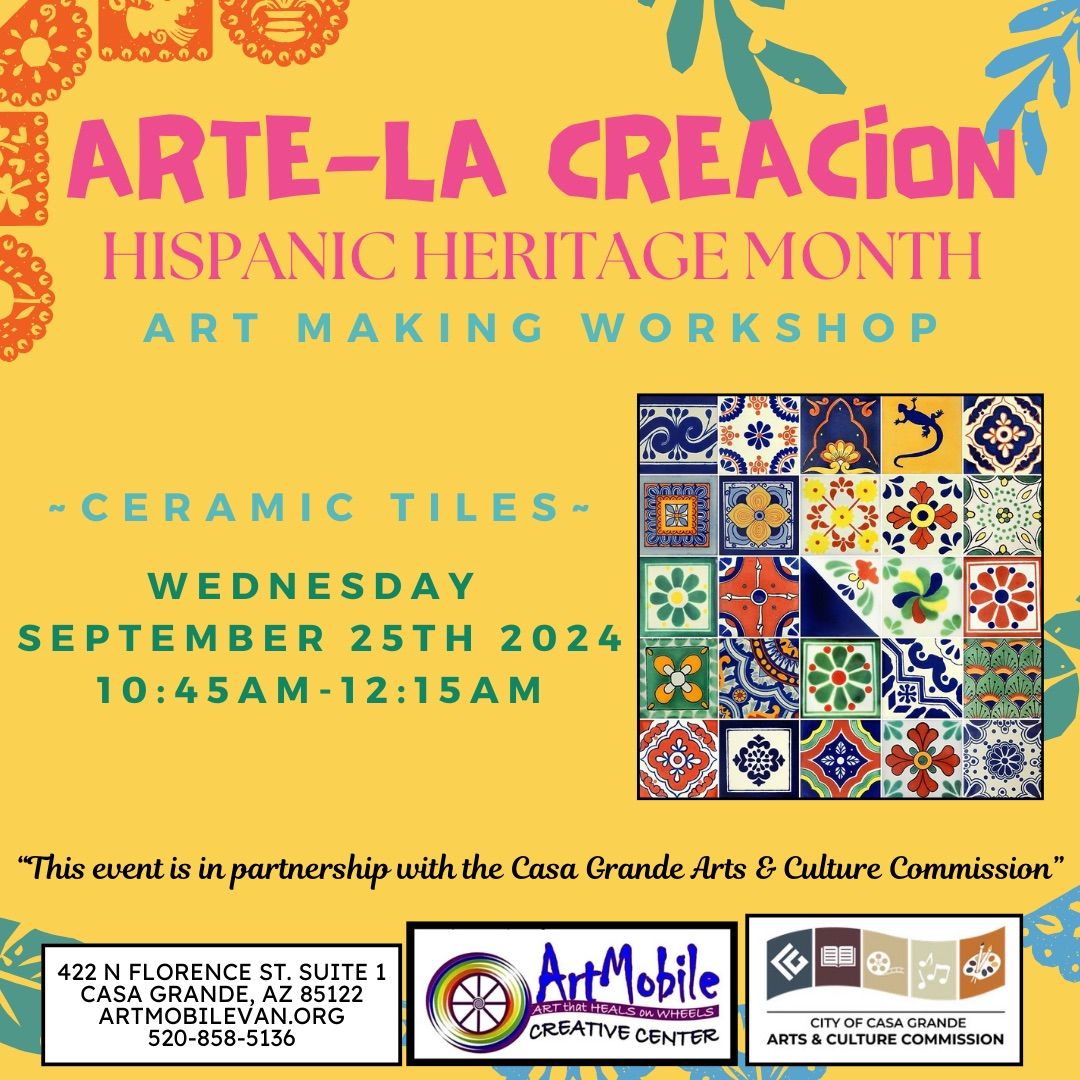 Art Making Workshop - Mexican Ceramic Tiles