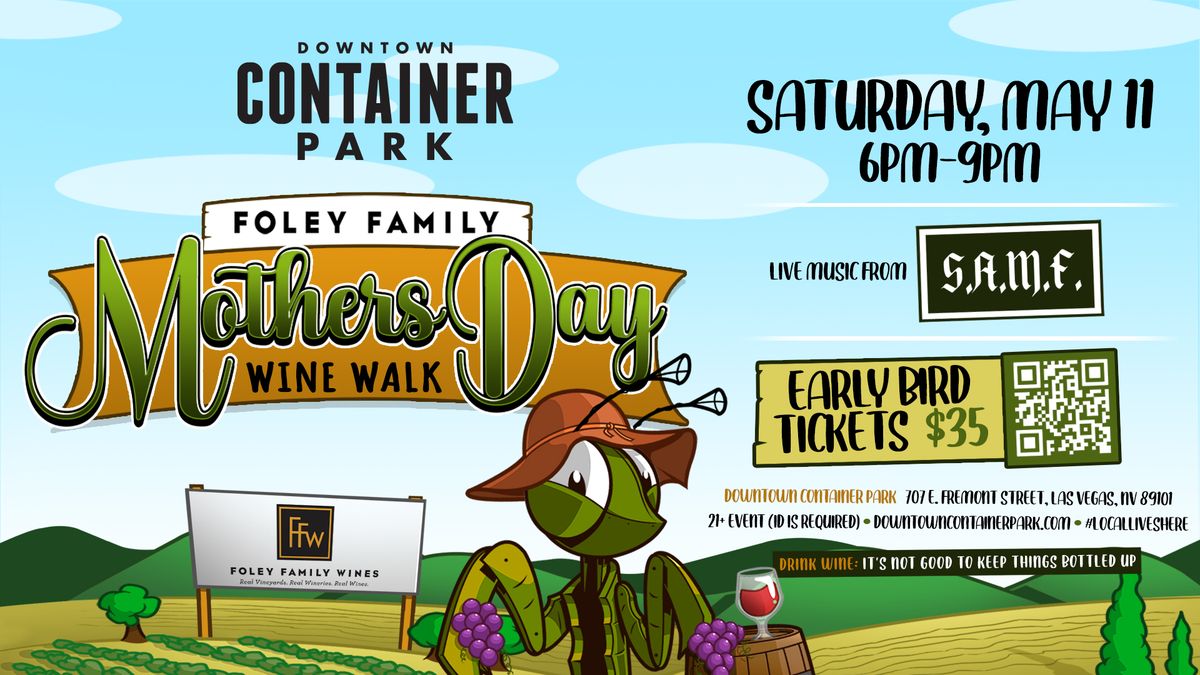 Mother's Day Wine Walk at Container Park