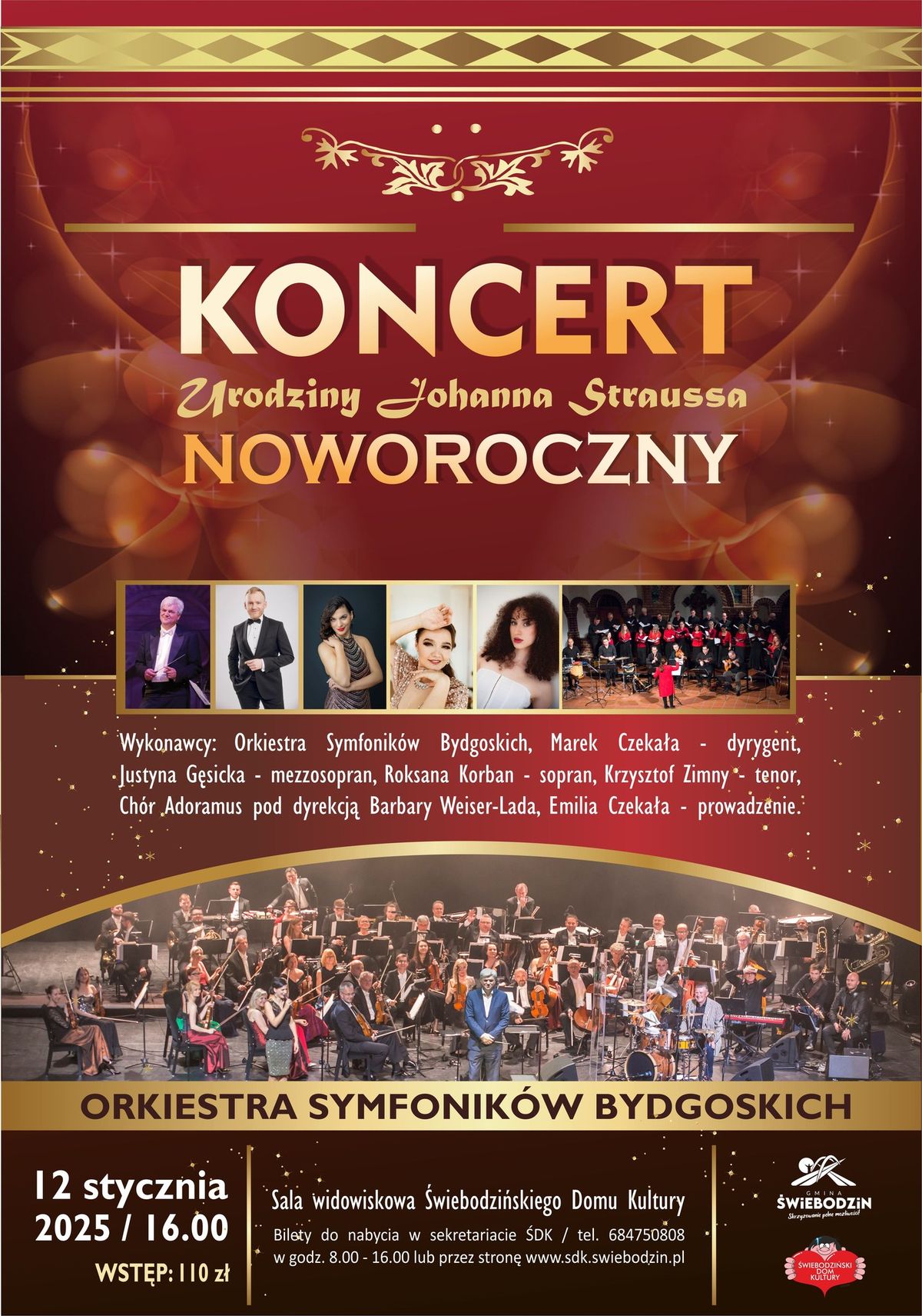 Koncert Noworoczny z Orkiestr\u0105 Symfonik\u00f3w Bydgoskich