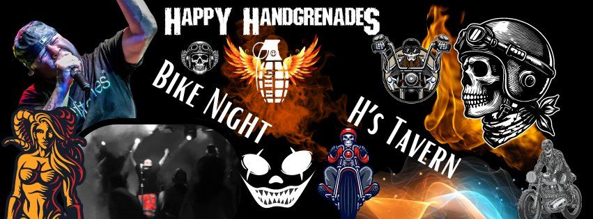 H's Tavern Bike Night with Happy Handgrenades Alt and Hard Rock Throwdown