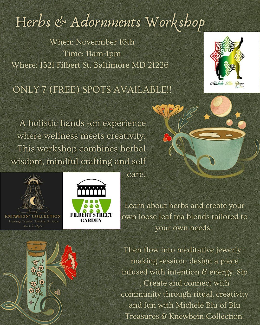 Herbs & Adornments Workshop