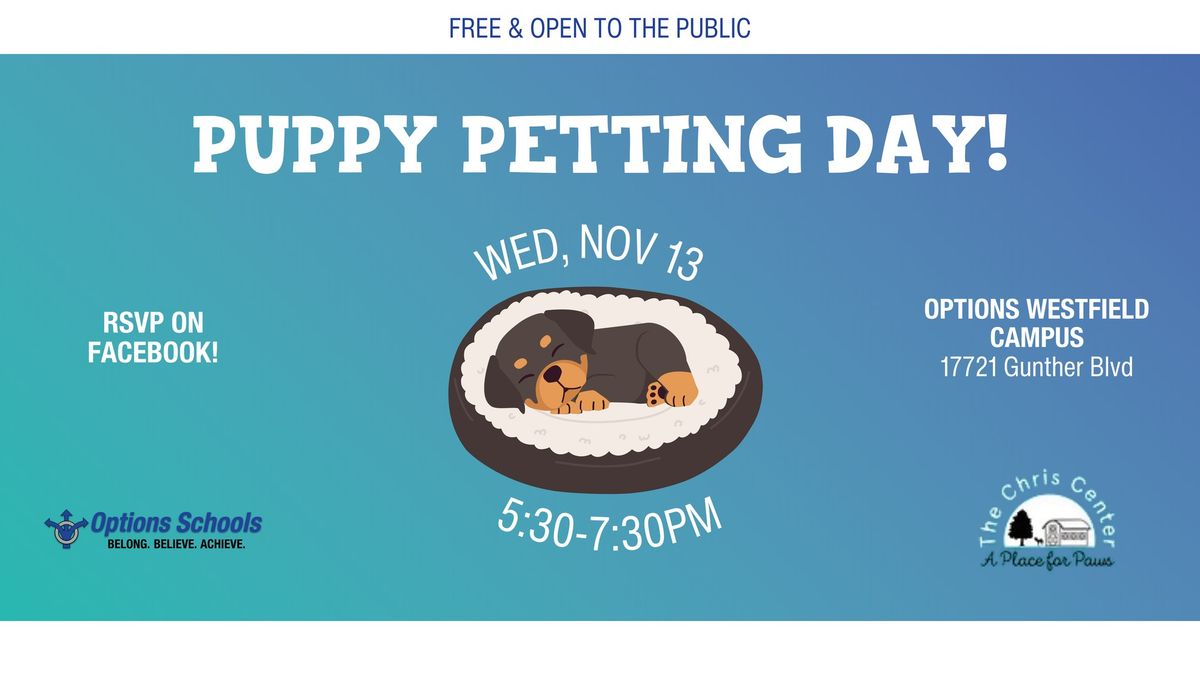 Puppy Petting Day \ud83d\udc3e