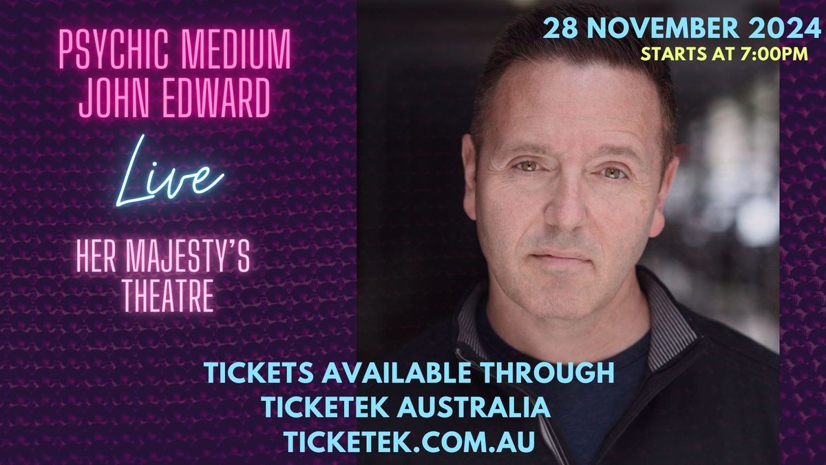 Crossing Over with Psychic Medium John Edward - Adelaide, SA