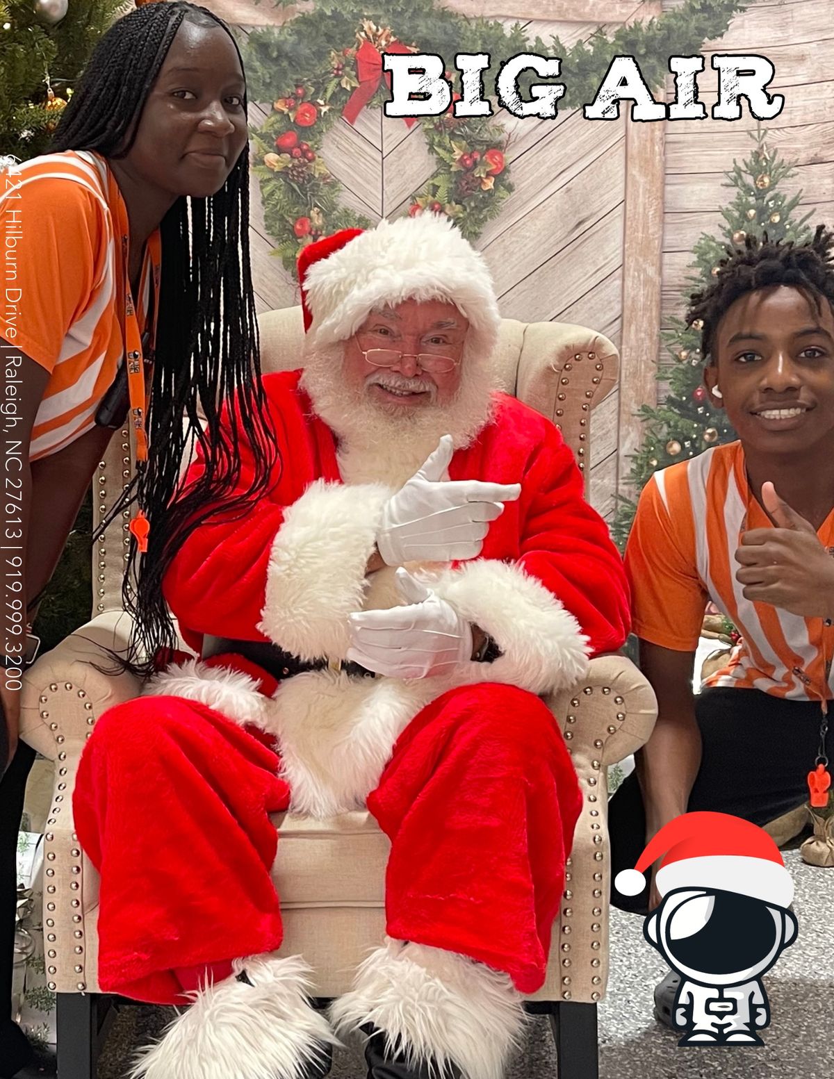 Santa\u2019s Back at Big Air Raleigh