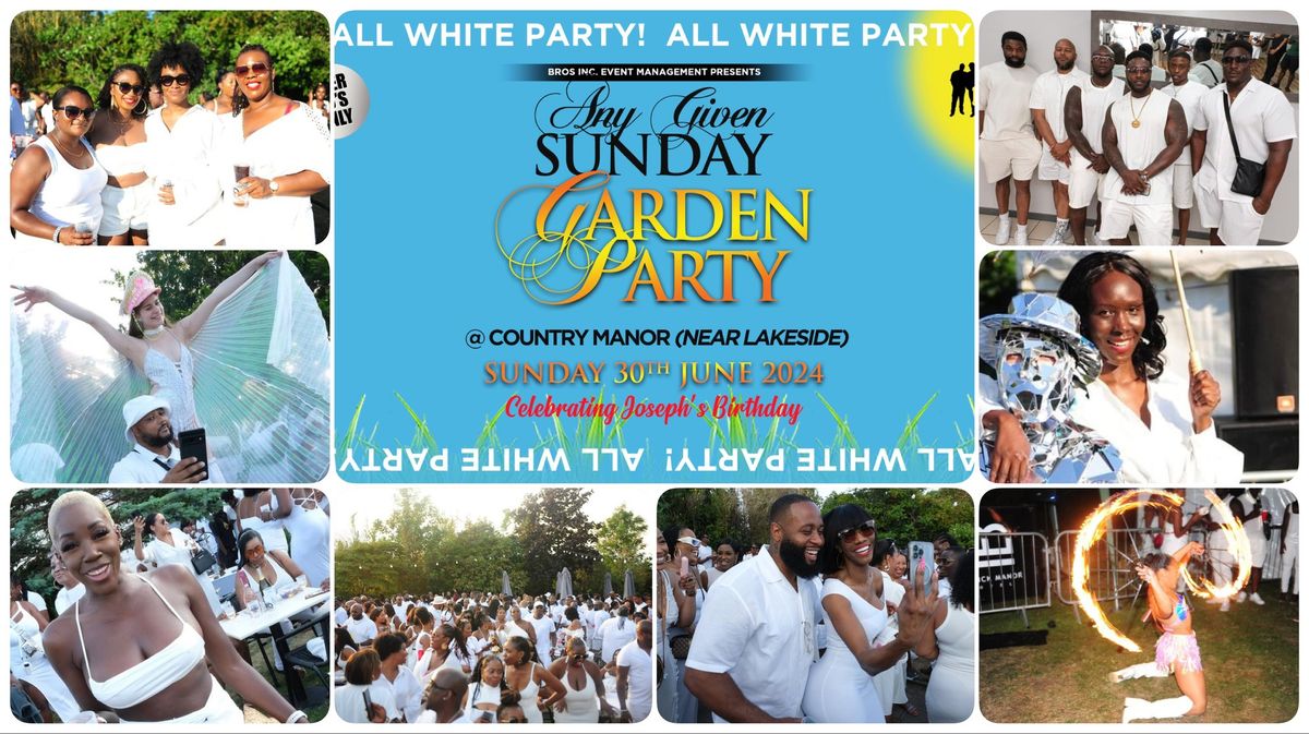 AGS ALL WHITE Garden Party - Sun 30th June '24