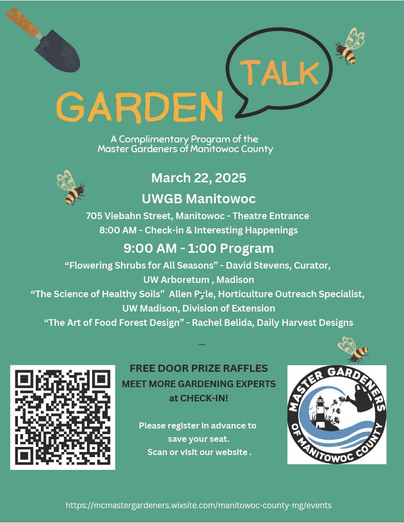 Garden Talk - A Complimentary Program of the Master Gardeners of Manitowoc County