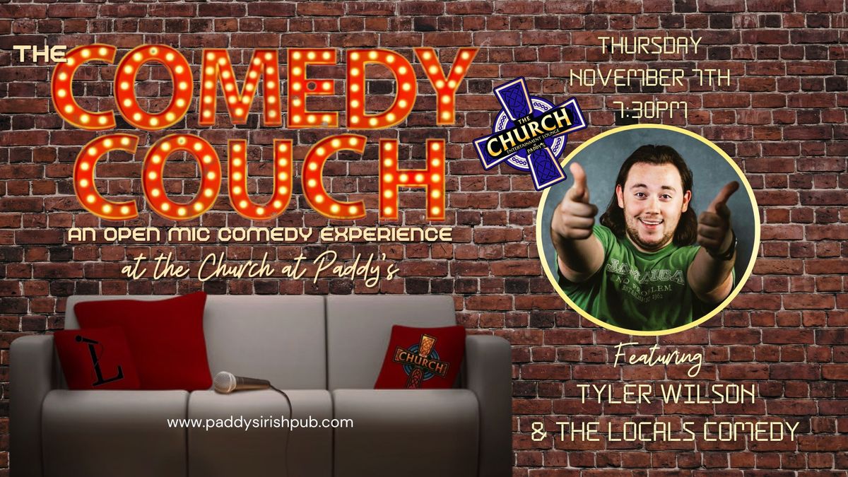 The Comedy Couch with the Locals Comedy and Tyler Wilson