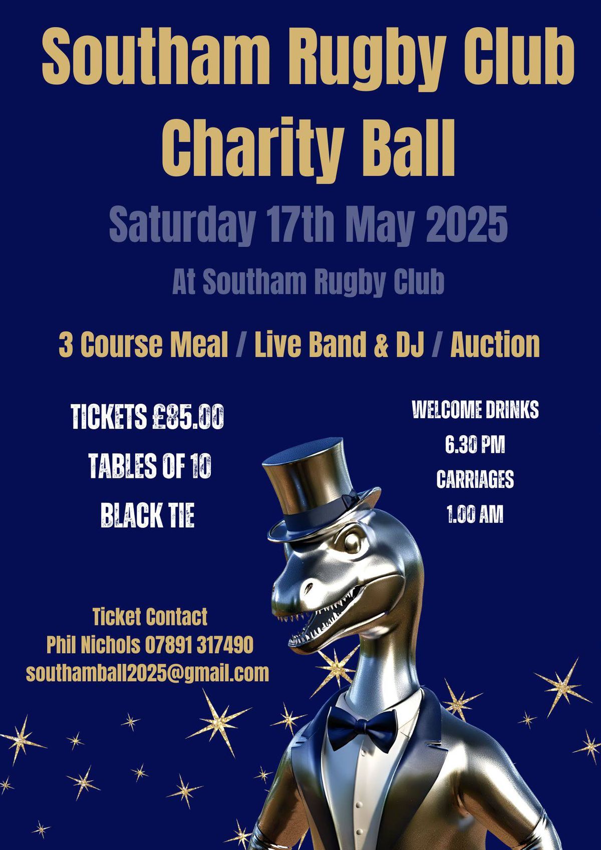 SOUTHAM RUGBY CLUB CHARITY BALL 