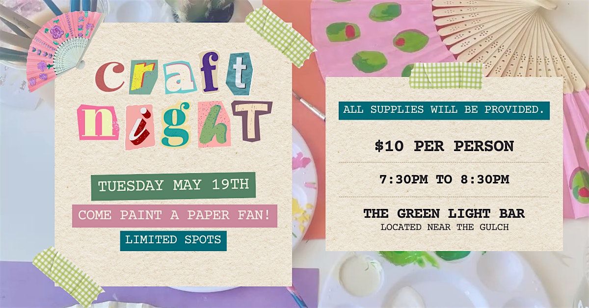 Craft Night at The Green Light
