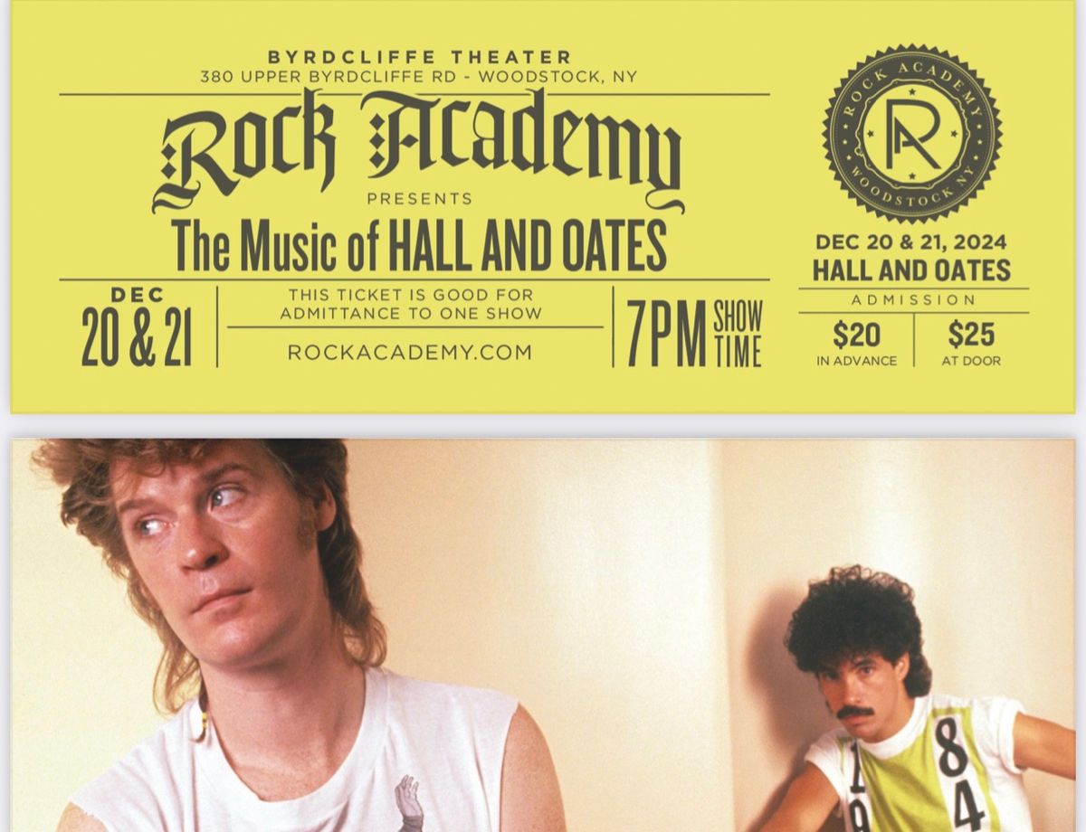 Rock Academy Students Present A Tribute to Hall & Oates!