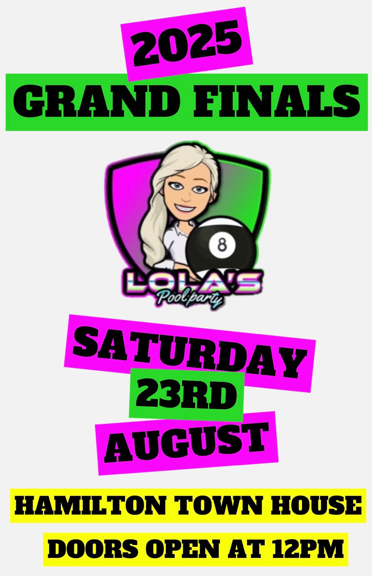 Lola's Pool Party 2025 - GRAND FINAL