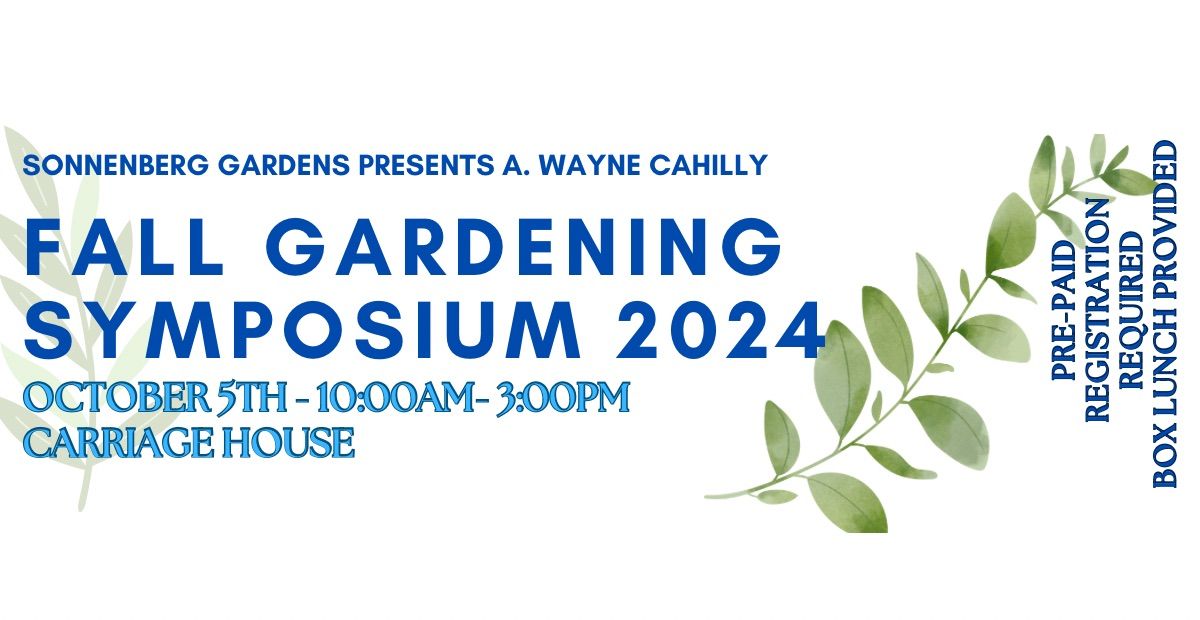 Fall Gardening Symposium