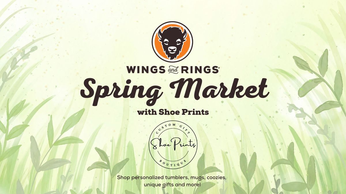 Spring Market with Shoe Prints