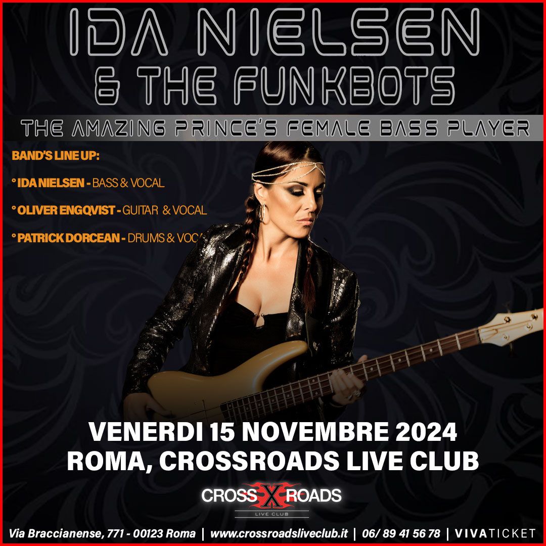 Ida Nielsen & The Funkbots | Roma, CrossRoads Live Club