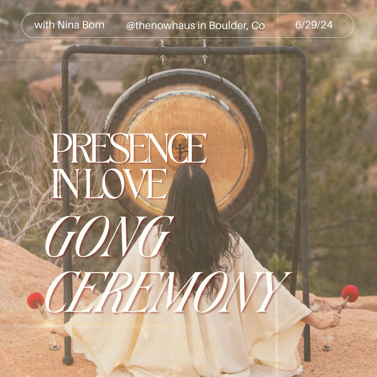Presence in Love Gong Ceremony 