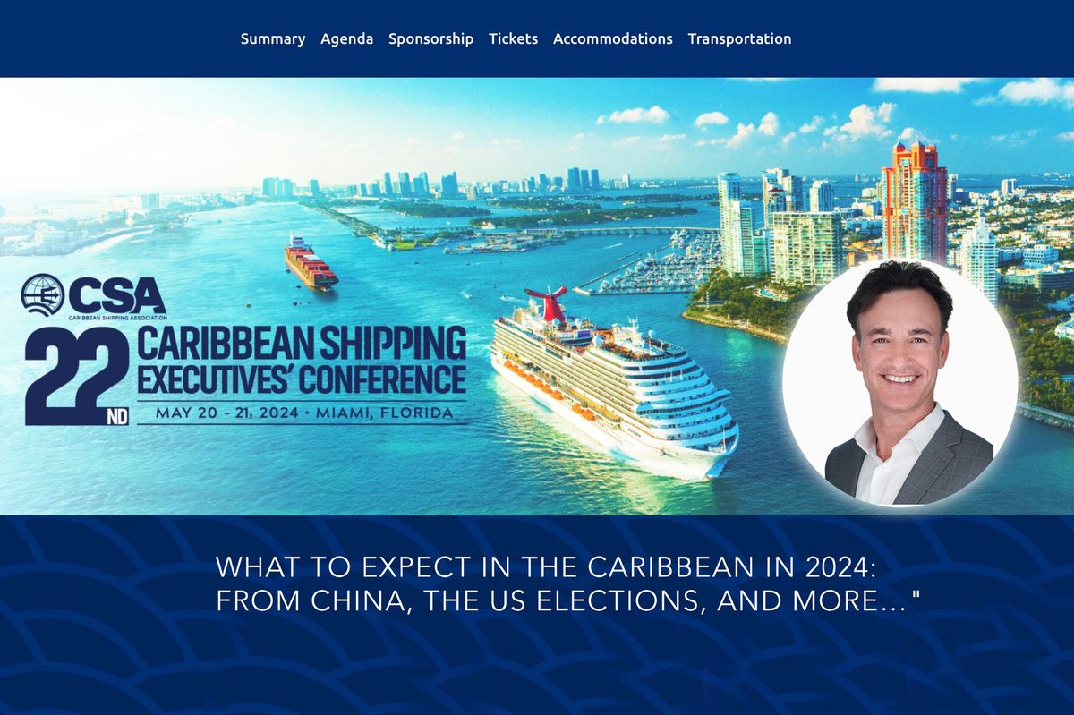 22nd Caribbean Shipping Executives Conference.