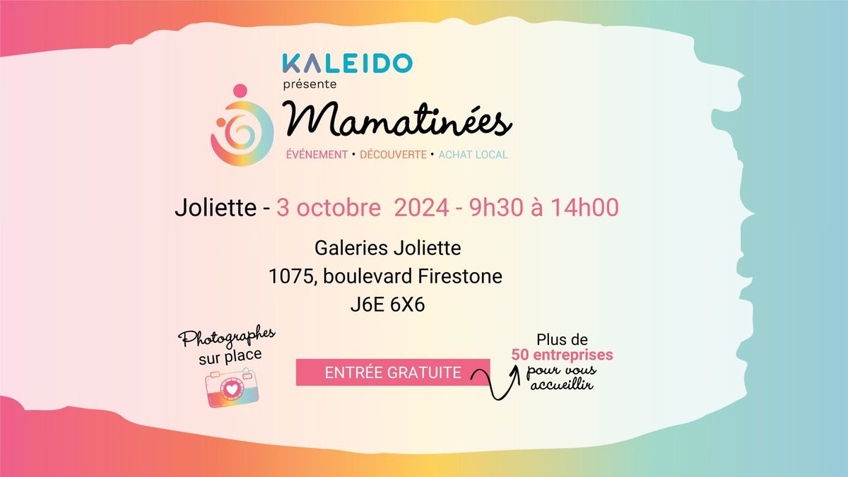 Mamatin\u00e9e Joliette - 3 octobre 2024